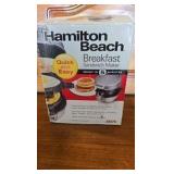 NEW Hamilton Beach- Breakfast Sandwich Maker NEW Hamilton Beach- Breakfast Sandwich Maker