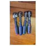 ProGrade Nut Drivers 3' × 1/4', 3/8', 11/32', 7/16' ProGrade Nut Drivers 3' × 1/4', 3/8', 11/32', 7/16'
