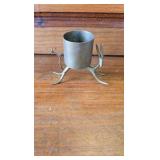 Brass Rabbit Candle Holder, Brass Dish, Silver Plated Trinket Dish Brass Rabbit Candle Holder, Brass Dish, Silver Plated Trinket Dish