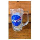 3 glass mugs, Lowenbraun, Munich- Nasa- 12 Meter Racing Sloop 3 glass mugs, Lowenbraun, Munich- Nasa- 12 Meter Racing Sloop