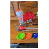 Kitchen Utinsils- Mixer, Master, Sharpening Steel, Washer, Rubber Measuring Cups, Potato Peeler, Cheese Grater Kitchen Utinsils- Mixer, Master, Sharpening Steel, Washer, Rubber Measuring Cups, Potato Peeler, Cheese Grater