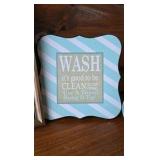 Home Items. Clocks, Bathroom Sign, Picture, Succulent Pot and Glass Jar Home Items. Clocks, Bathroom Sign, Picture, Succulent Pot and Glass Jar