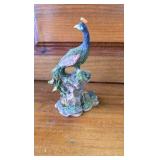 Vintage Plate Wory Dynasty, Butterfly Cream, Peacock Vintage Plate Wory Dynasty, Butterfly Cream, Peacock