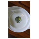 2 8' Fry Pans, Wear-Ever and Northcrest Gourmet, and a Coffee Carafe. 2 8' Fry Pans, Wear-Ever and Northcrest Gourmet, and a Coffee Carafe.