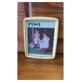 Carolina Panthers Clock, One Million Dollars encased, Girl In n Mirror Tin Plate Carolina Panthers Clock, One Million Dollars encased, Girl In n Mirror Tin Plate