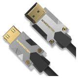 Monster M-Series Certified Premium HDMI Cable 2.0, Features 4K Ultra HD at 60Hz Refresh Rate, Duraflex Jacket, and Triple Layer Shielding, 22.5 Gbps - 16 ft