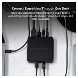 Belkin USB-C Dual Display Docking Station - Type-C, USB 3.2 Gen 1, Black