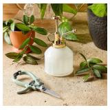NEW Modern Sprout Gardening Shears and Glass Plant Mister Set - Pink