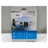 NEW PNY Elite-X (128GB, 2 Pk) MicroSDXC USH-I/U3 Class 10 V30, 100MB/S With Adapter