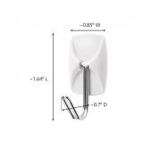 NEW 3M Command Small Wire Toggle Hooks, White 20 Hooks, 24 Strips