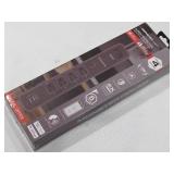 Monster Smart Power Outlet WiFi Control Alexa Indoor 4 Outlet 2 USB-A Black 6 ft