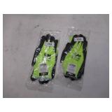 NEW 2 Pairs of 16-340LG/XXL Hi-Vis Seamless Knit HPPE/Glass Glove with Double-Dipped Nitrile Coated Micro-Surface Grip on Palm and Fingers