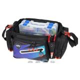 NEW Flambeau IKE 4TK Duffle Tackle Bag with 2 Tuff Trainers - Black