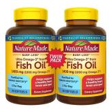 NEW Nature Made Burp-Less Ultra Omega-3 Fish Oil Softgels, 130 ct.