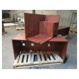 USED L Shaped 2 Piece Office Desk with 2 Left-Side Drawers