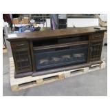 USED Electric Fireplace / Entertainment Center - Cut Cord - UNTESTED