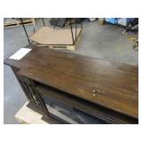 USED Electric Fireplace / Entertainment Center - Cut Cord - UNTESTED