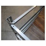 Adjustable Gray Metal Frame Built to Fit Onto Pallets - Perfect for Projects