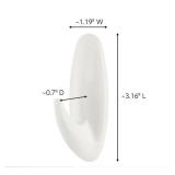 NEW 3M Command Medium Designer Hooks, White 14 Hooks, 20 Strips