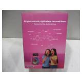 NEW JOYC Brands JOYC Mic Drop Karaoke Machine with 2 Wireless Mics & RGB Lights - PINK