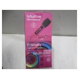 NEW JOYC Brands JOYC Mic Drop Karaoke Machine with 2 Wireless Mics & RGB Lights - PINK