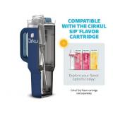 NEW Cirkul 40oz Raindrop Tumbler Starter Kit + 4 Flavor Cartridges - Midnight Blue