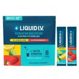 NEW Liquid IV Hydration Multiplier Electrolyte Drink Mix 30 Pack Set - 15 Lemon Lime/ 15 Strawberry