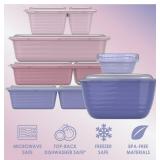 Bentgo Prep 90-Piece Food Storage Set - Dusky Fields