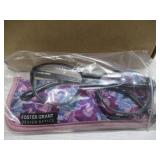 Design Optics by Foster Grant Classic Plastic Round Reading Glasses, 3-pack +1.50 Lens Power