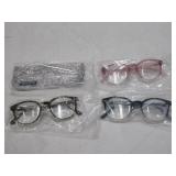 Design Optics by Foster Grant Classic Plastic Reading Glasses, 3-pack +2.00 Lens Power