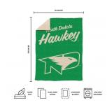 NEW Logo Brands North Dakota Fighting Hawks Luxe Dreams Throw, 60" x 80"