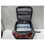 NEW Flambeau Outdoors Ike Backpack Softside Fishing Tackle Box, R50BW-1, Red and Black, 1 Piece
