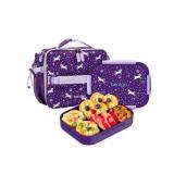 NEW Bentgo 2-Piece Kids Snap & Go Lunch Set: Leak-Proof Lunch Box & Deluxe Insulated Lunch Bag - Unicorn