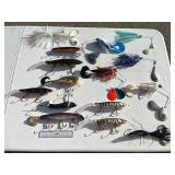 Huge MUSKY and WALLEYE Fishing Collection - Thorne Bros Custom Rods, Reels, Tons of Lures, Tackle Boxes, Fishing Gear, Maps, Fish Finders, Other Tackle and Accessories