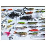 Huge MUSKY and WALLEYE Fishing Collection - Thorne Bros Custom Rods, Reels, Tons of Lures, Tackle Boxes, Fishing Gear, Maps, Fish Finders, Other Tackle and Accessories