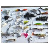 Huge MUSKY and WALLEYE Fishing Collection - Thorne Bros Custom Rods, Reels, Tons of Lures, Tackle Boxes, Fishing Gear, Maps, Fish Finders, Other Tackle and Accessories