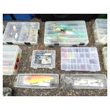 Huge MUSKY and WALLEYE Fishing Collection - Thorne Bros Custom Rods, Reels, Tons of Lures, Tackle Boxes, Fishing Gear, Maps, Fish Finders, Other Tackle and Accessories