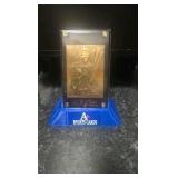Babe ruth 22 carat gold card