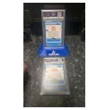 2023 Donruss Optic Will Levis purple shock psa 10/2023 Donruss Optic Aldan O'Connell Blue 082/199 psa 10