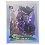 Lamar Jackson 2025 Panini Donruss Downtown #1 Jumbo - Baltimore Ravens Football Card Lamar Jackson 2025 Panini Donruss Downtown #1 Jumbo - Baltimore Ravens Football Card