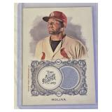 Yadier Molina 2019 Topps Allen & Ginter Relic - St. Louis Cardinals Baseball Card Yadier Molina 2019 Topps Allen & Ginter Relic - St. Louis Cardinals Baseball Card