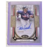 Torii Hunter 2024 Topps Tier One On Card Auto #PPA-TH and Numbered 253/299 - Minnesota Twins Baseball Card Torii Hunter 2024 Topps Tier One On Card Auto #PPA-TH and Numbered 253/299 - Minnesota Twins Baseball Card