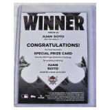 Juan Soto 2024 Topps Home Run Challenge Winner #HRCW-20 and Numbered 891/923 - New York Yankees Baseball Card Juan Soto 2024 Topps Home Run Challenge Winner #HRCW-20 and Numbered 891/923 - New York Yankees Baseball Card