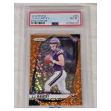 J.J. McCarthy Rookie 2024 Panini Prizm Disco Prizm #400 PSA Graded 8 - Minnesota Vikings Football Card J.J. McCarthy Rookie 2024 Panini Prizm Disco Prizm #400 PSA Graded 8 - Minnesota Vikings Football Card