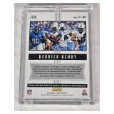 Derrick Henry 2020 Panini Score Freshman Flashbacks Relic #FF-DH - Tennessee Titans Football Card Derrick Henry 2020 Panini Score Freshman Flashbacks Relic #FF-DH - Tennessee Titans Football Card