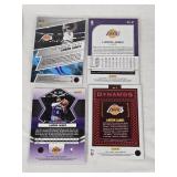 Lot of 8 LeBron James Basketball Cards including Panini, Mosaic, and NBA Hoops with special features like Thunder Lane and Dynamos. Lot of 8 LeBron James Basketball Cards including Panini, Mosaic, and NBA Hoops with special features like Thunder Lane and Dynamos.