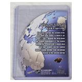 Kirill Kaprizov 2021-22 Skybox Metal Universe Planet Metal Die Cut Foil Relic #PM-8 - Minnesota Wild Hockey Card Kirill Kaprizov 2021-22 Skybox Metal Universe Planet Metal Die Cut Foil Relic #PM-8 - Minnesota Wild Hockey Card