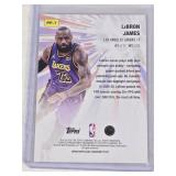 LeBron James 2025 Topps Power Players Foil Insert PP-7 - Los Angeles Lakers Basketball Card LeBron James 2025 Topps Power Players Foil Insert PP-7 - Los Angeles Lakers Basketball Card