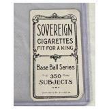 Miller Huggins 1909 Sovereign Cigarettes T206 - Cincinnati Reds Vintage Baseball Card Miller Huggins 1909 Sovereign Cigarettes T206 - Cincinnati Reds Vintage Baseball Card