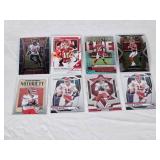 Lot of 8 Patrick Mahomes Football Cards from Various Sets Including Select, Donruss, and Notoriety with Holo Features Lot of 8 Patrick Mahomes Football Cards from Various Sets Including Select, Donruss, and Notoriety with Holo Features